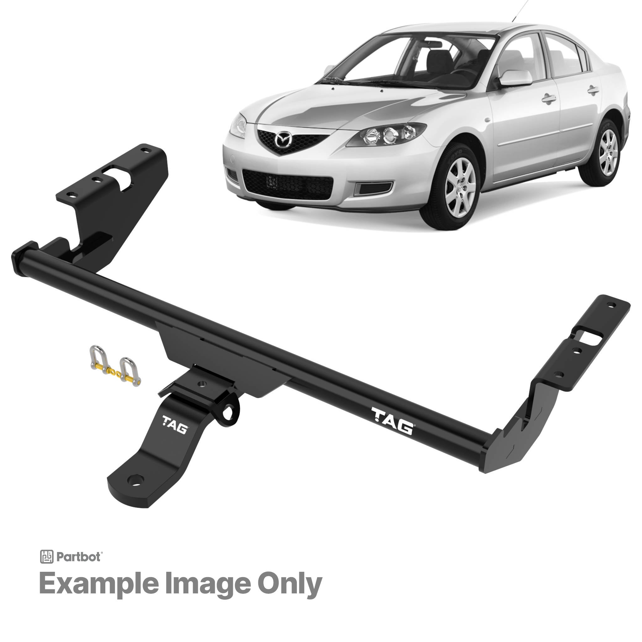 TAG Towbar Standard Duty for Mazda 3 Hatchback (06/2003 - 04/2009)