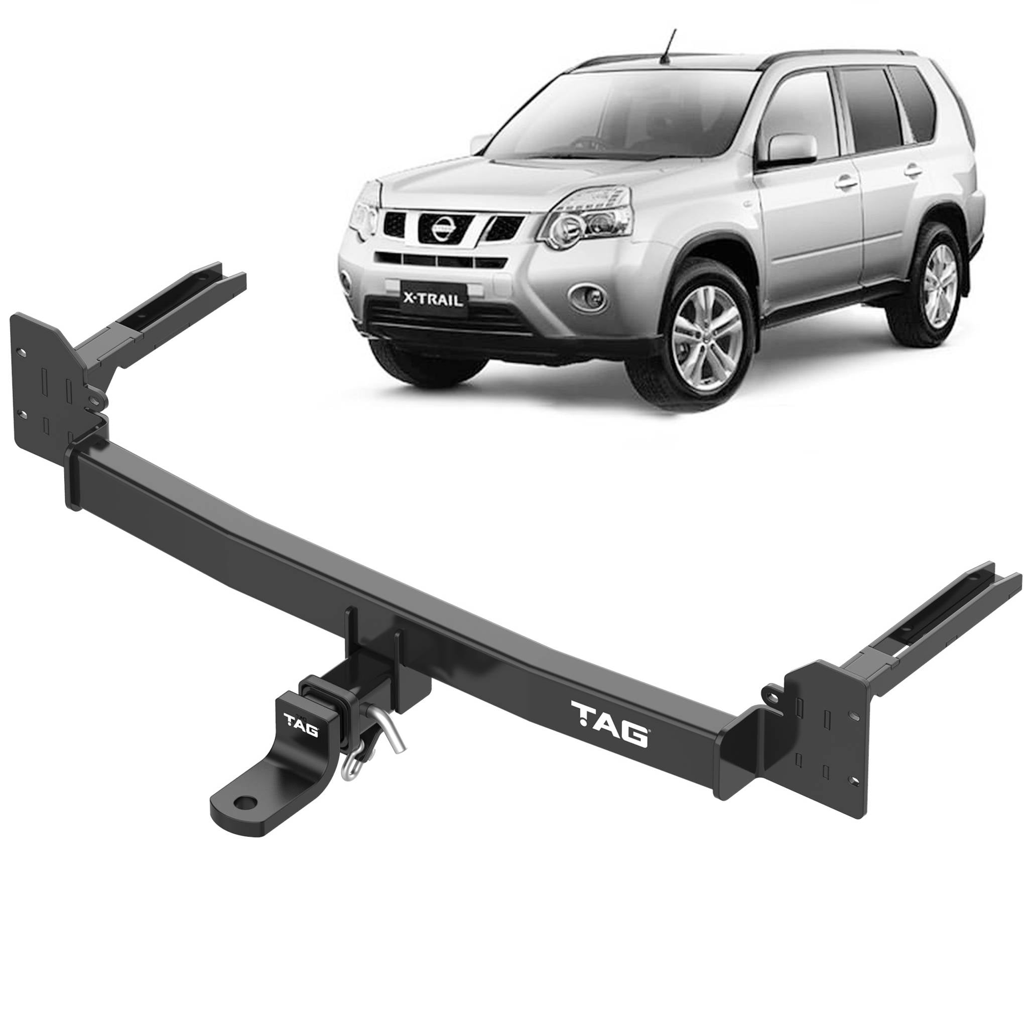 TAG Heavy Duty Towbar & Direct Fit Wiring Harness for Nissan X-TRAIL T31 (10/2007 - 02/2014)