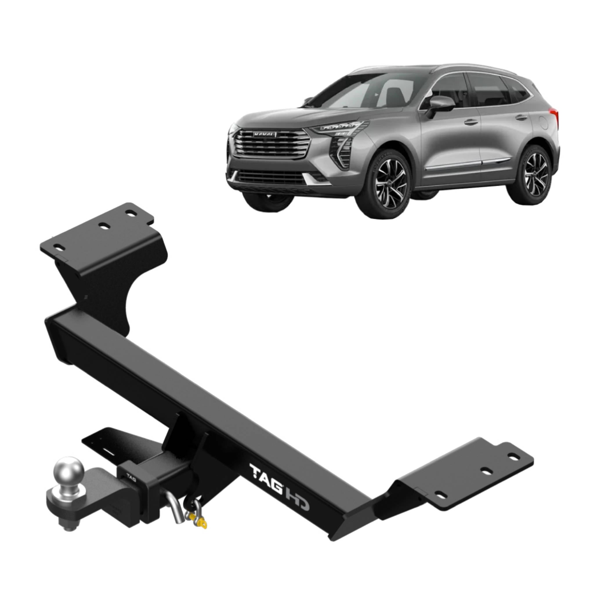 Tag Heavy Duty Towbar & Universal Wiring Harness For Haval Jolion Facelift Petrol Models (06/2024 - ON)