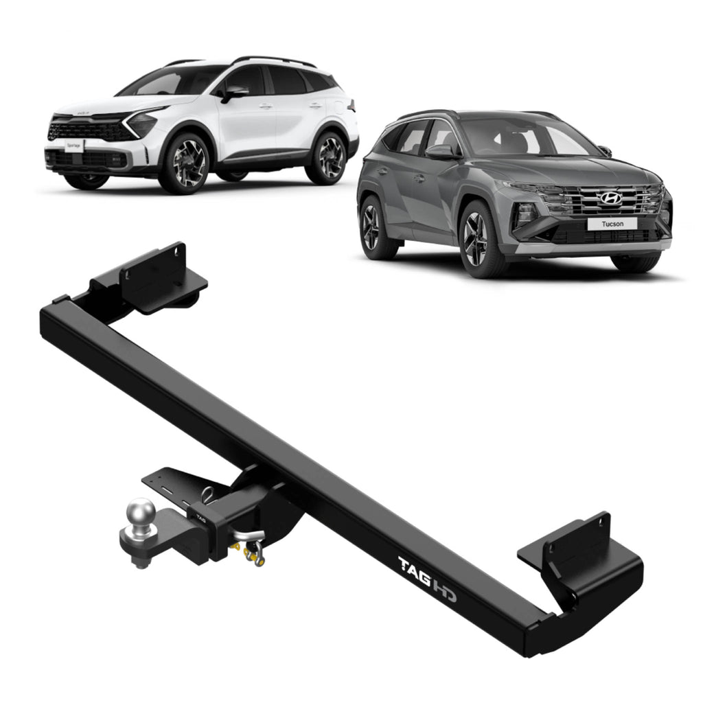 TAG Heavy Duty Towbar & Direct Fit Wiring for Hyundai Tuscon NX4 Pre Facelfit (02/2021 - 03/2024)