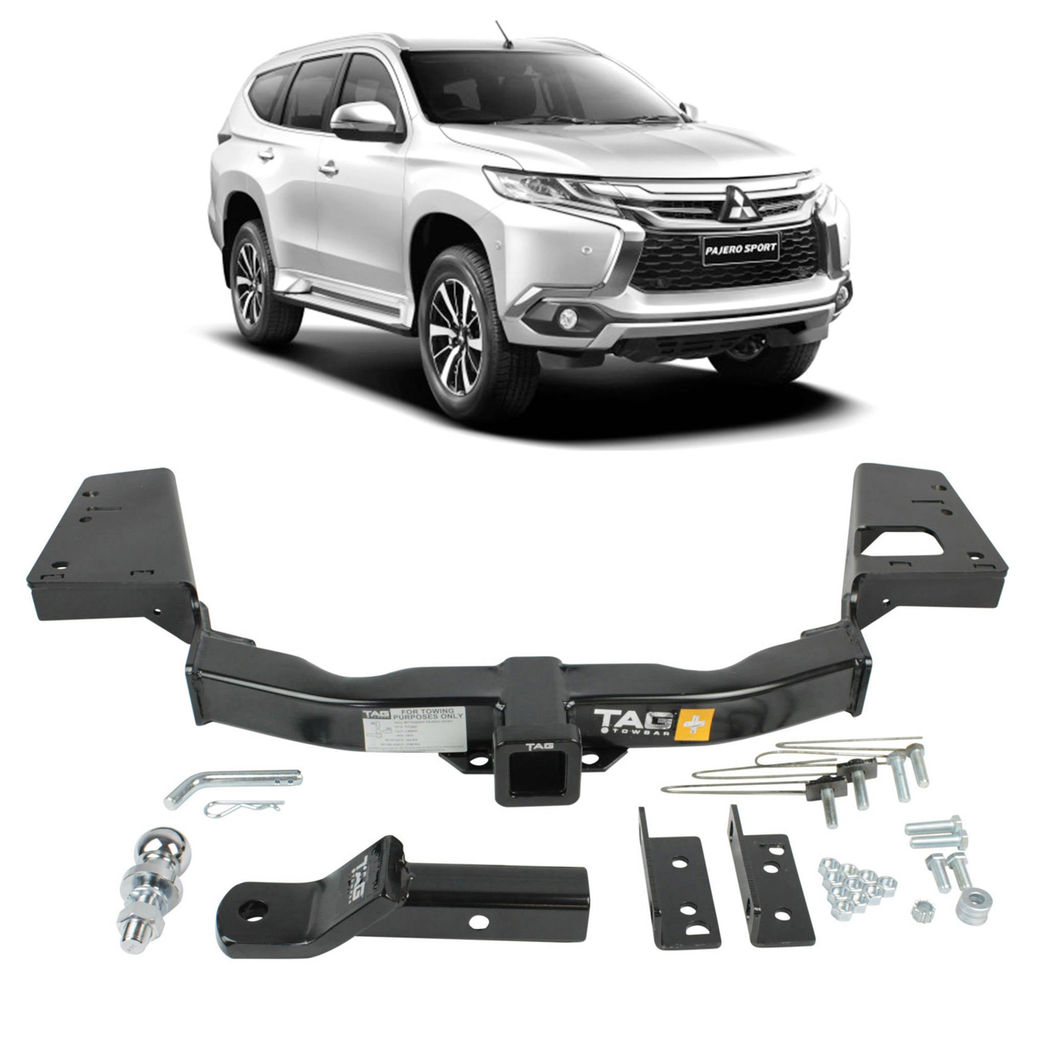 TAG Towbar Heavy Duty for Mitsubishi Pajero Sport (08/2015 - 11/2019) - QE Series Only