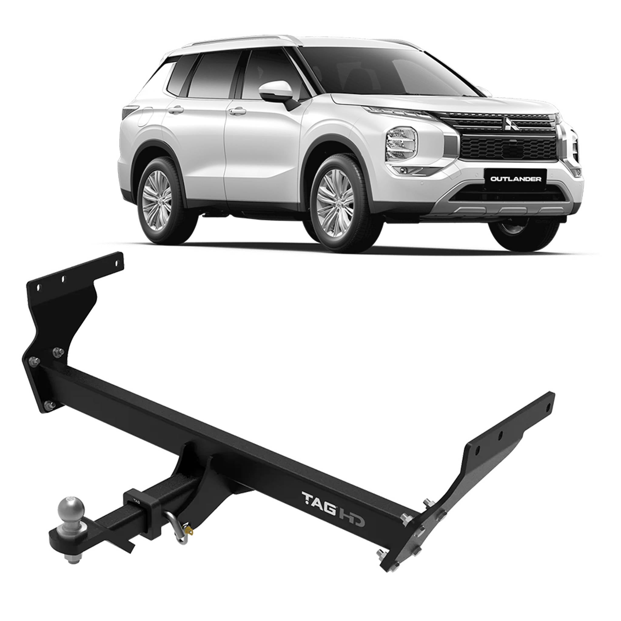 TAG Heavy Duty Towbar & Direct Fit Wiring for Mitsubishi Outlander ZM (06/2021 - on)