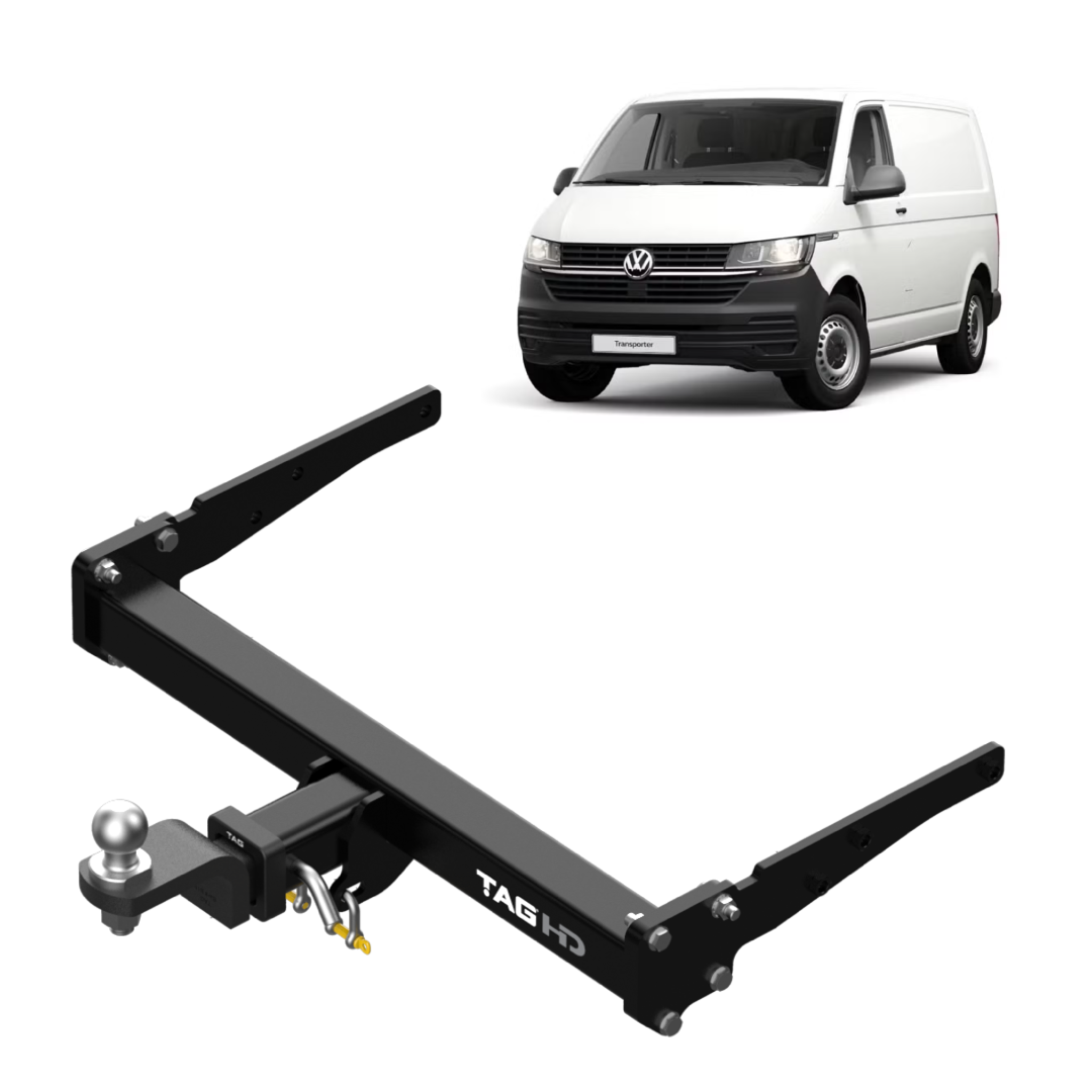 TAG Towbar Heavy Duty for Volkswagen Multivan (2002 - on), Transporter (2002 - on), Transporter / Caravelle (2002 - on), Kombi (2002 - on), Caravelle (2002 - on)