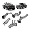 Redback Extreme Duty 4" Turbo Back Exhaust for Toyota Landcruiser 79 Series Dual Cab (2012 - 2024)