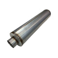 409 Stainless Steel Truck Muffler 10" Round, 44" Long, 5" ID Straight Through