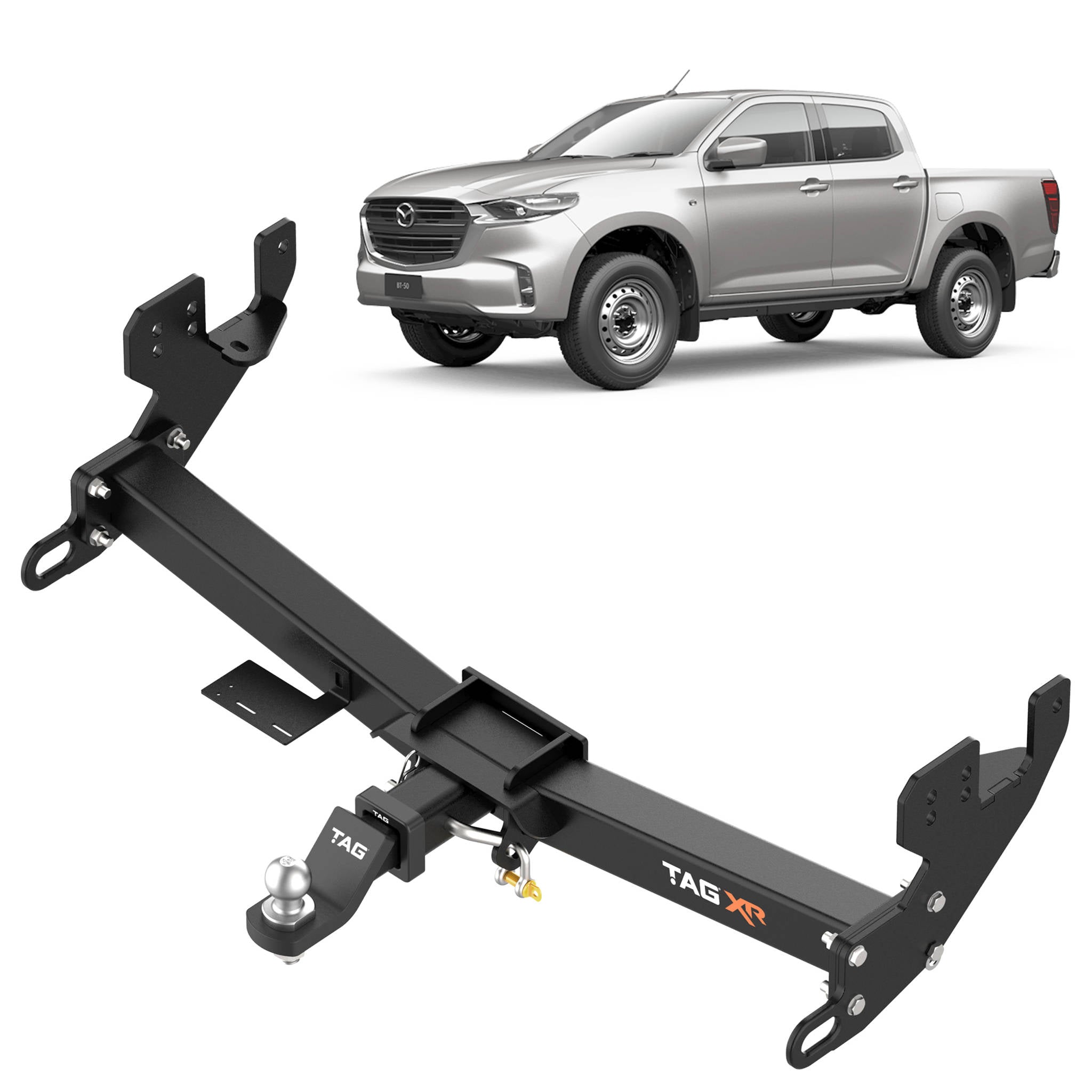 TAG Extreme Recovery Towbar & Direct Fit Wiring Kit for Styleside Mazda BT-50 & Isuzu D-MAX (07/2020 - on)