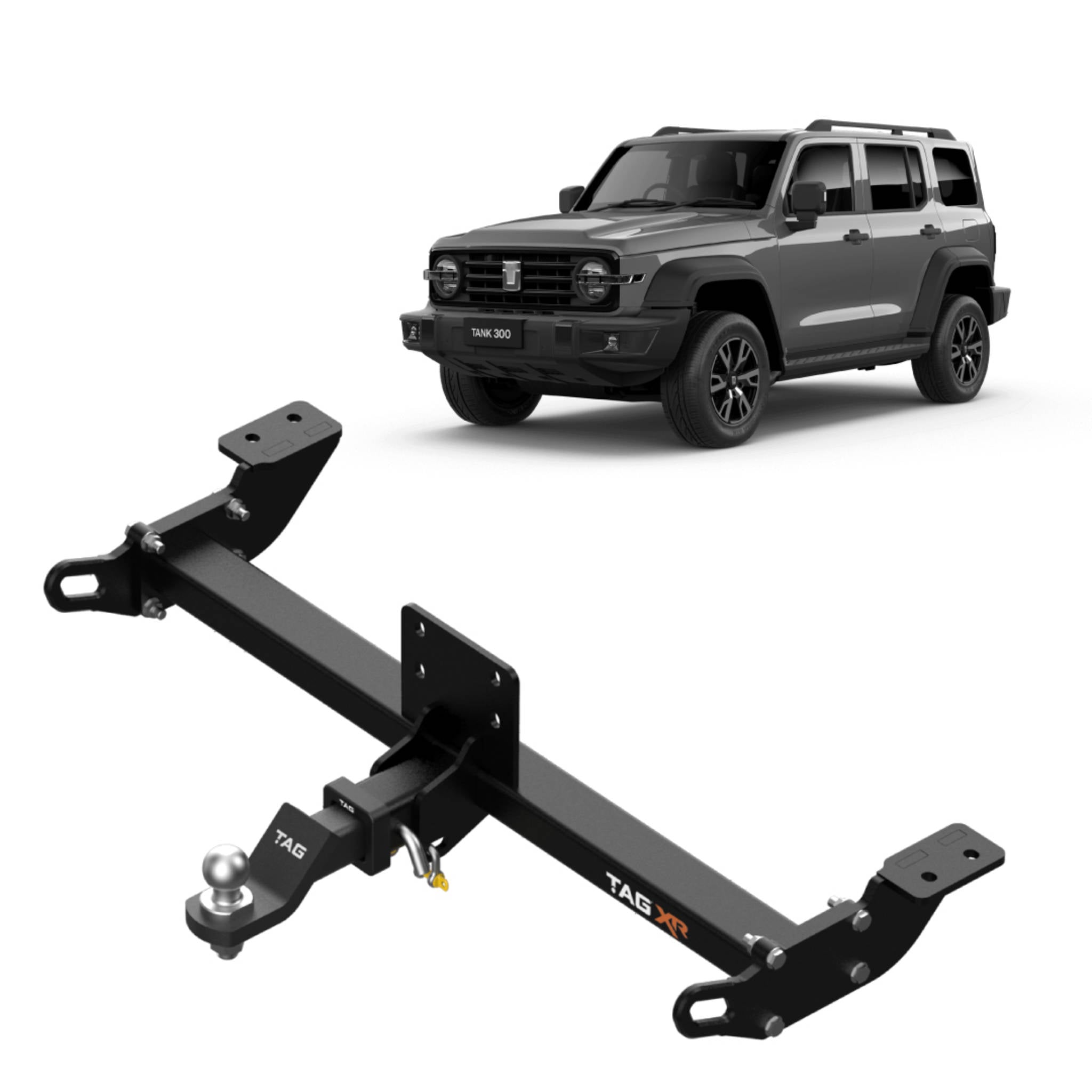 TAG Extreme Recovery Towbar & Universal Wiring Kit for GWM Tank 300 (10/2022 - on)
