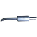 2" Baffled Tractor Hotdog with Curved outlet
