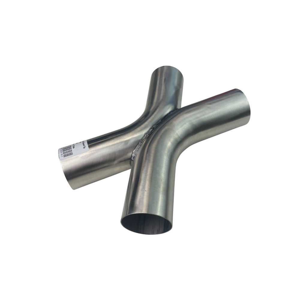 X-Pipe Twin 2.5" 304 Fabricated X Pipe