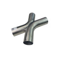X-Pipe Twin 2.5" 304 Fabricated X Pipe