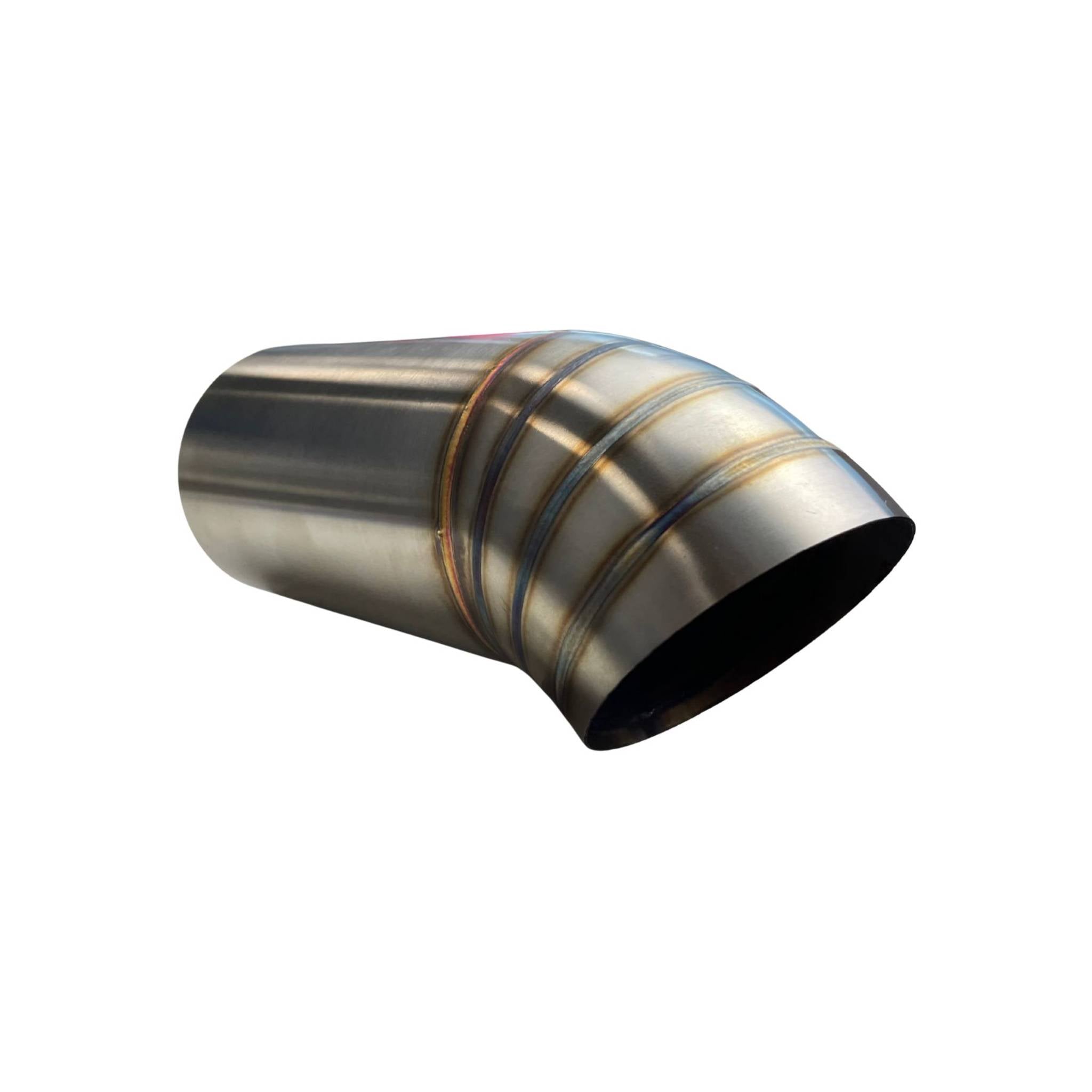 Redback Exhaust 3" 3.5" & 4" Pie Cut Dump Tip – TIG Welded Lobster Style