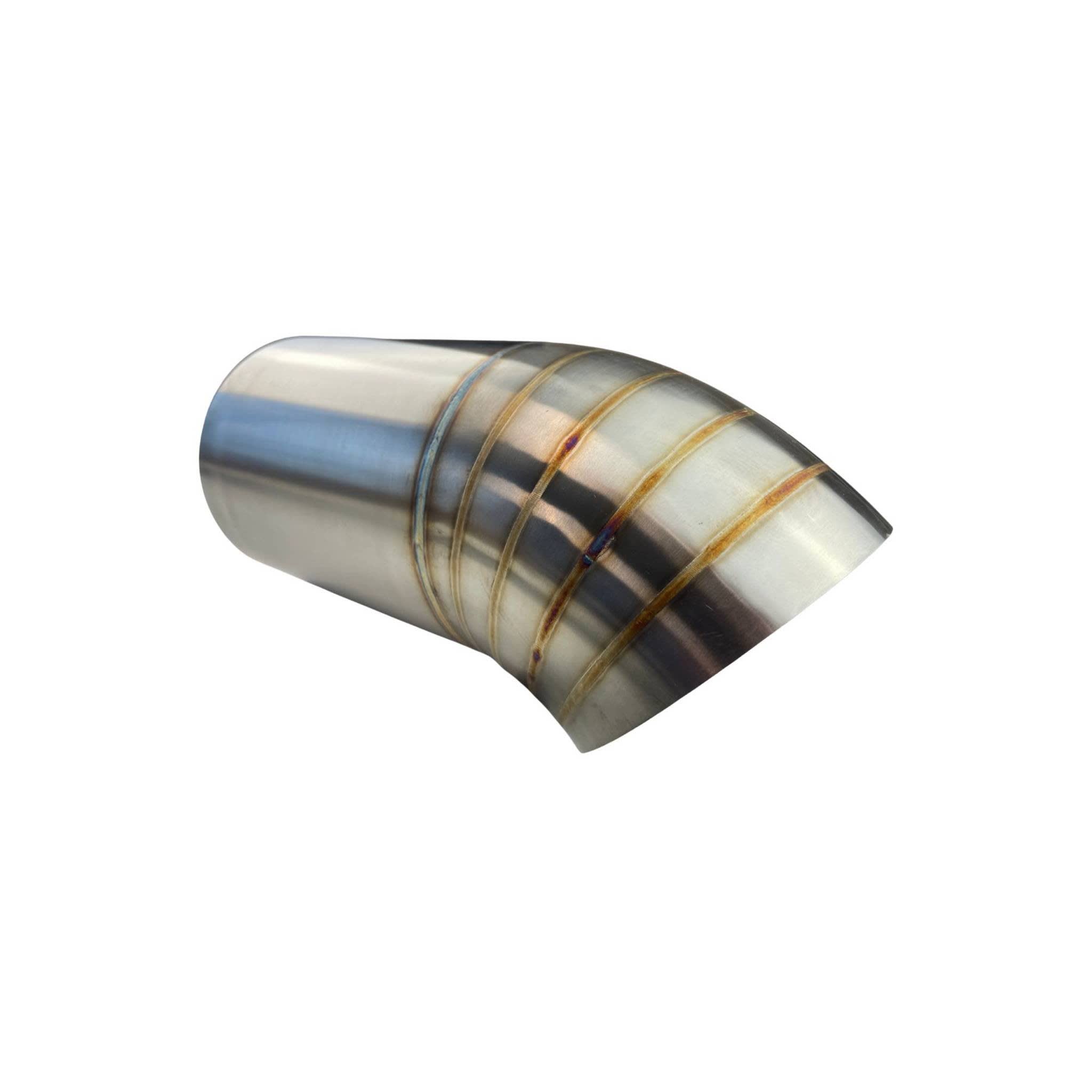 Redback Exhaust 3" 3.5" & 4" Pie Cut Dump Tip – TIG Welded Lobster Style