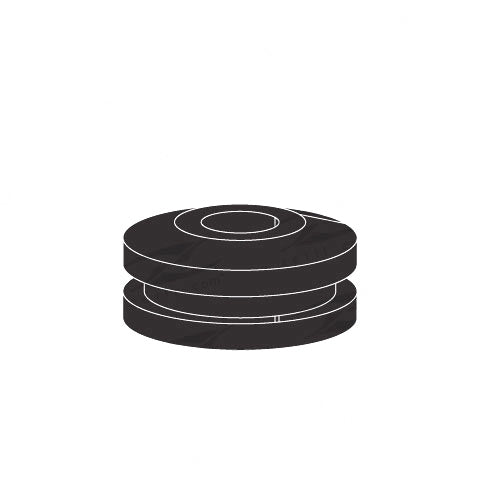 Redback Exhaust Rubber for Jaguar XJS (09/1973 - 05/1992), Xjsc (09/1973 - 05/1992), XJ (09/1973 - 05/1992)