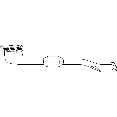 Redback Manifold Catalytic Converter for Subaru Liberty (08/2004 - 08/2009)