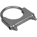 Heavy Duty U-Bolt - ID 90mm (3-1/2"), Flat bar, Plated