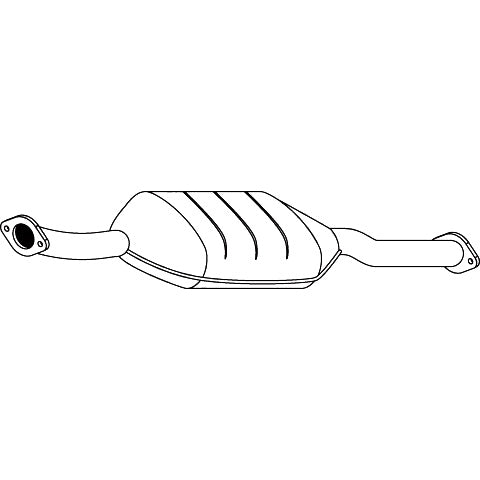 Redback Underfloor Catalytic Converter for Suzuki Liana (10/2001 - 02/2004)