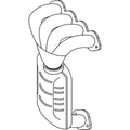 Redback Manifold Catalytic Converter for Hyundai Elantra (06/2006 - 12/2011)