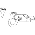Redback Underfloor Catalytic Converter for Subaru Liberty (01/1989 - 07/1994)