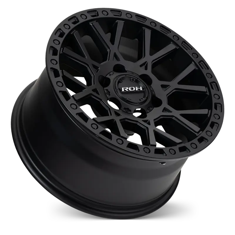 ROH CRAWLER 17x9 ET30 6/114.3 Matt Black — Set of 4