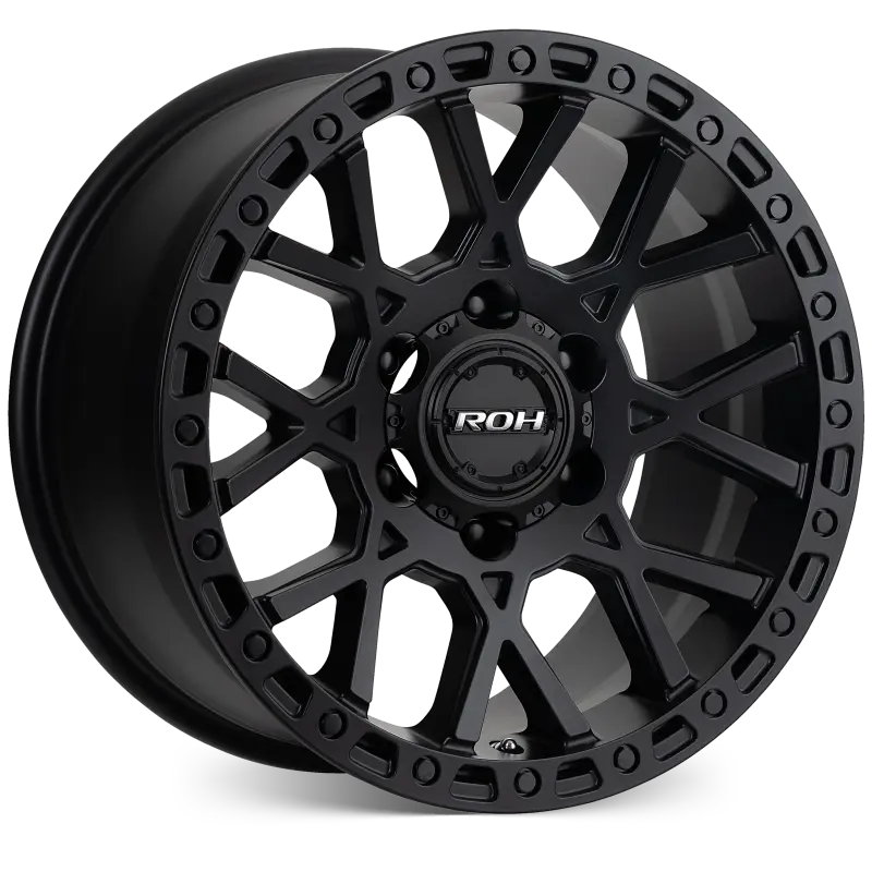 ROH CRAWLER 17x9 ET30 6/114.3 Matt Black — Set of 4