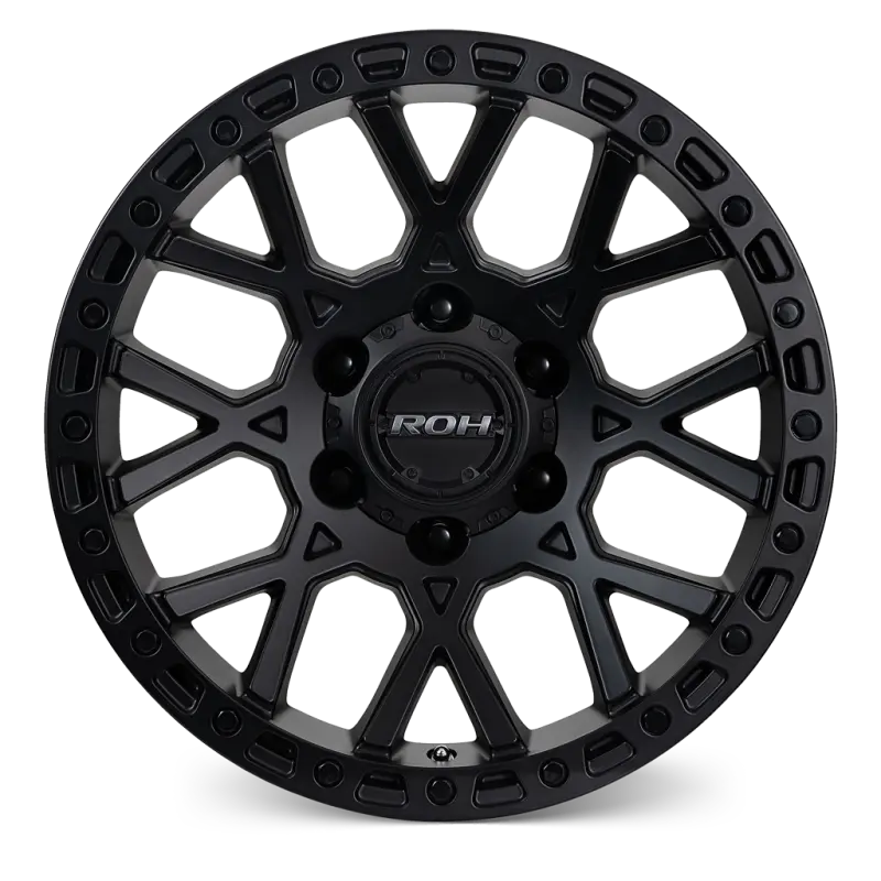 ROH CRAWLER 17x9 ET30 6/114.3 Matt Black — Set of 4