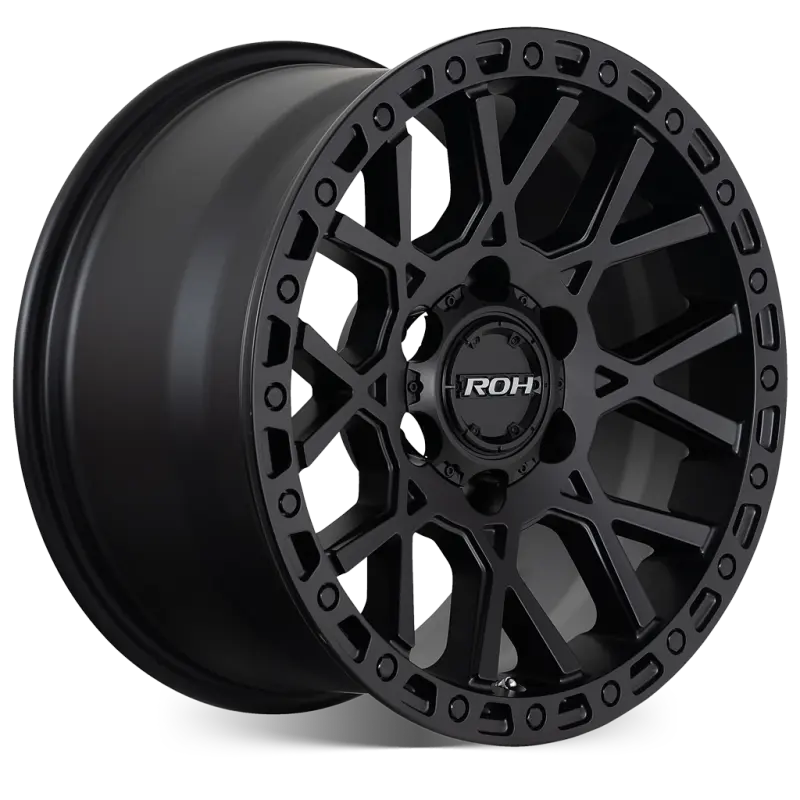ROH CRAWLER 17x9 ET30 6/114.3 Matt Black — Set of 4