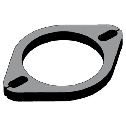 3" Flange Plate ID 76mm, THK 10mm, MILD, Elongated Holes,