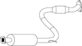 Redback Standard Replacement Exhaust for Mitsubishi Magna (02/1996 - 2004), Verada (02/1996 - 2004)