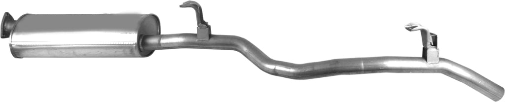 Redback Standard Replacement Exhaust for Toyota Landcruiser Muffler Tail Pipe for Toyota Landcruiser 75 78 79 Series 4.2L 1HZ