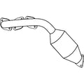 Redback Manifold Catalytic Converter for Toyota Prado (07/1996 - 02/2003)