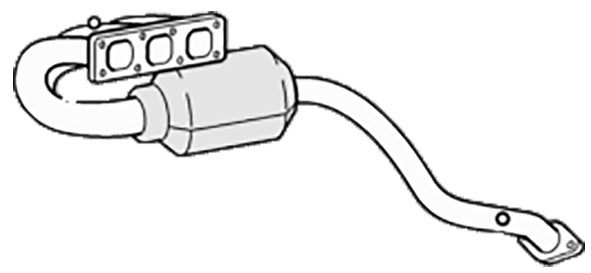 Redback Manifold Catalytic Converter for BMW X5 (04/2000 - 10/2006)