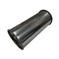 2.5" Inlet 6" Round 14" Long C/C Megaflow Lukey Muffler 430 Stainless Steel
