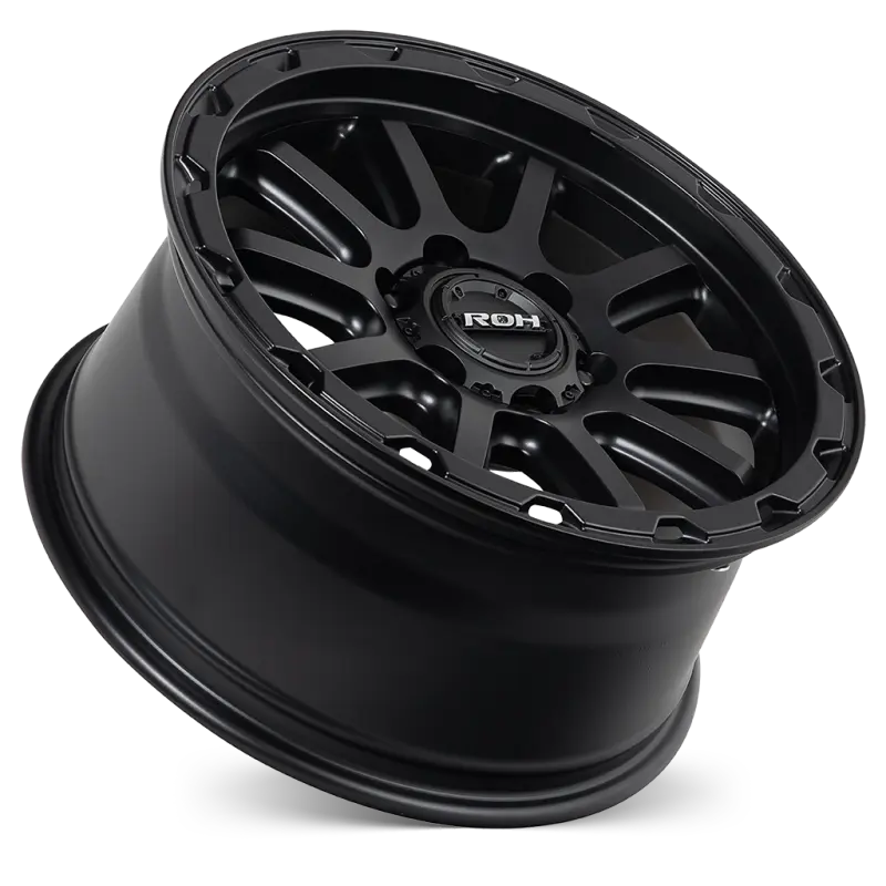 ROH Onyx Matt Black Wheels, Set of 4