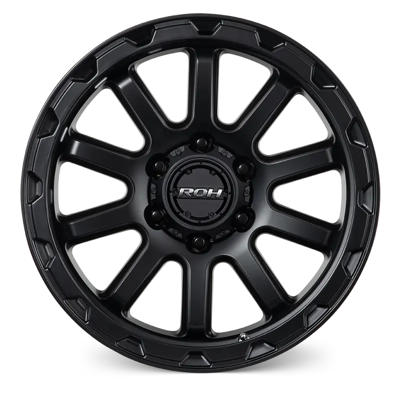 ROH Onyx Matt Black Wheels, Set of 4