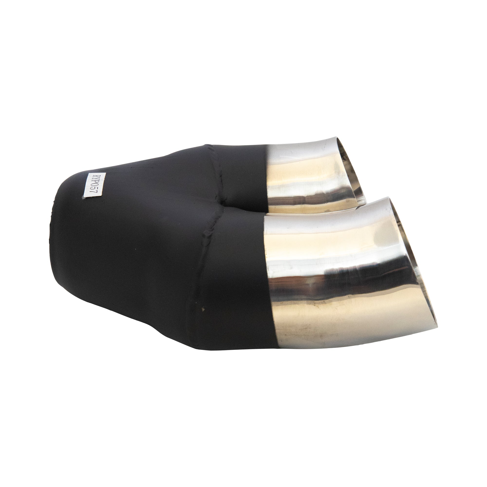 Y-PIECE DPL 2 1/4" IN 2 X 3' OUT 9" LONG REDBACK304 SS