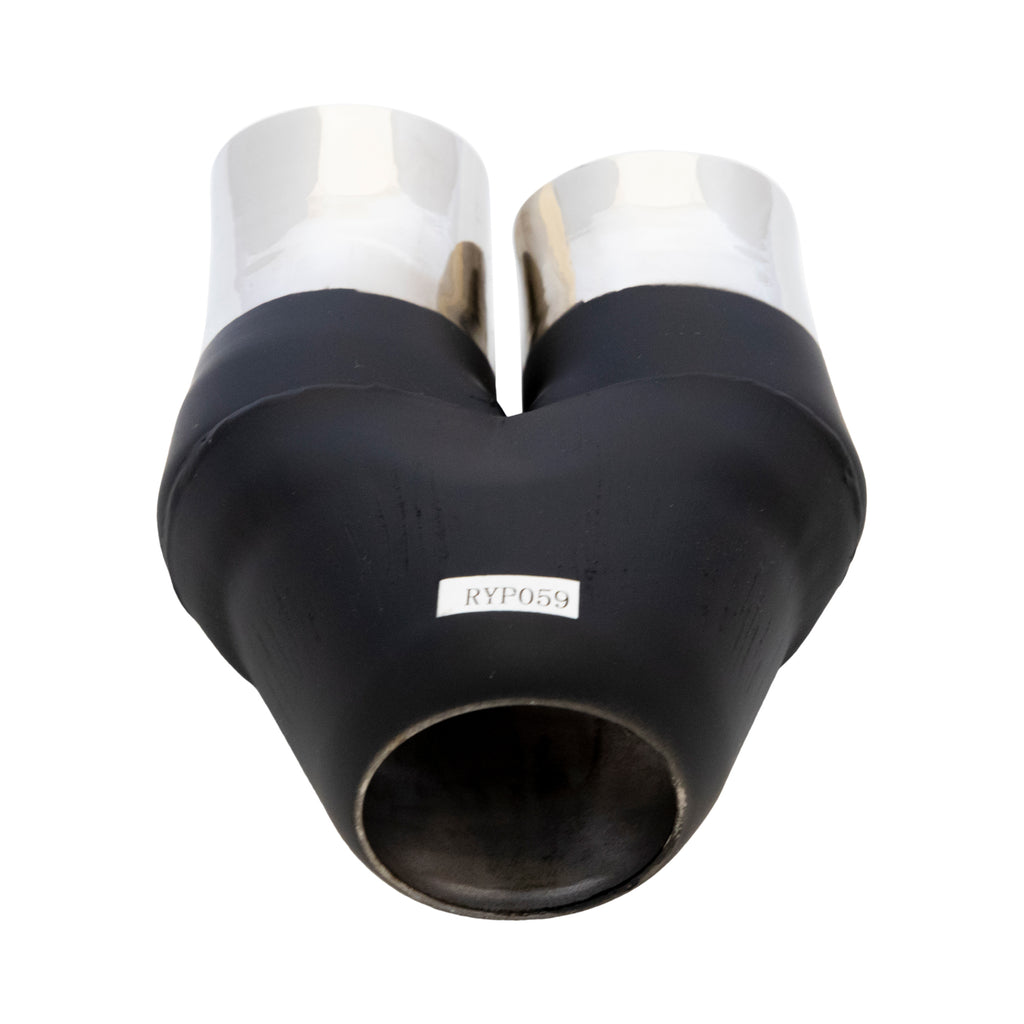 Y-PIECE DPR 2 1/4" IN 2 X 3' OUT 9" LONG REDBACK304 SS