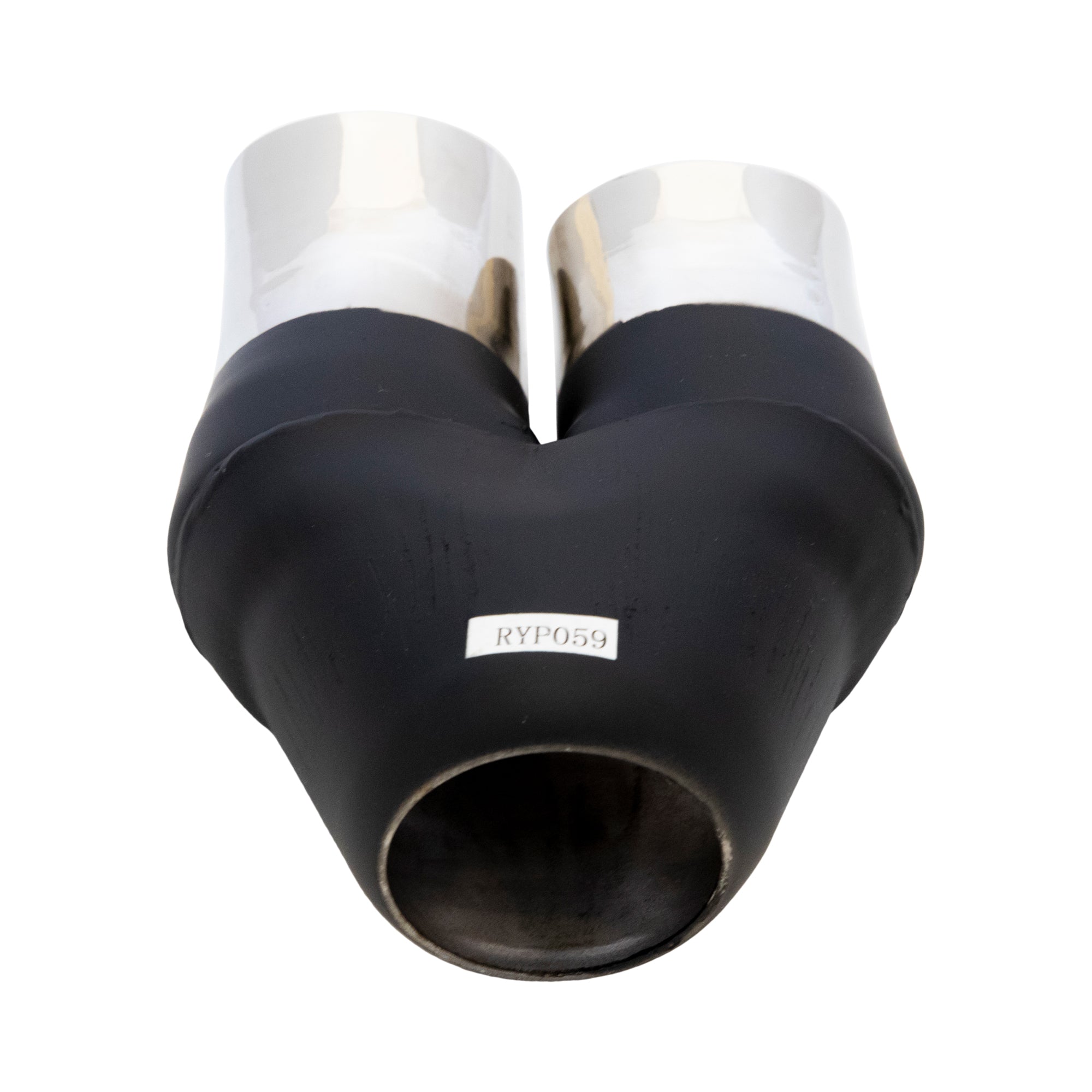Y-PIECE DPR 2 1/4" IN 2 X 3' OUT 9" LONG REDBACK304 SS