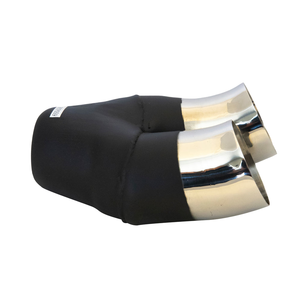 Y-PIECE DPR 2 1/4" IN 2 X 3' OUT 9" LONG REDBACK304 SS