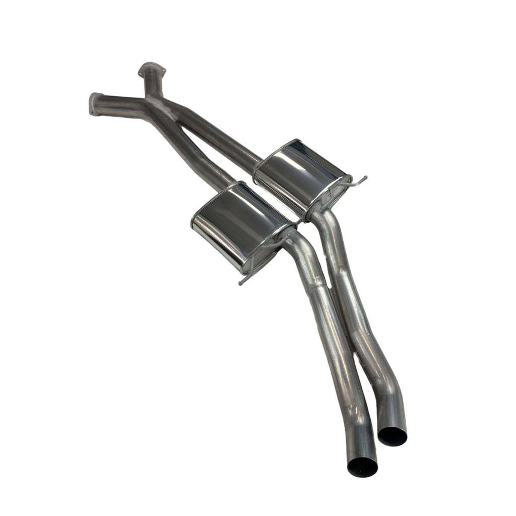 Redback Dual 3" Catback Exhaust without Rear Muffler for Holden Commodore Ute VT-VZ (1997 - 2007)