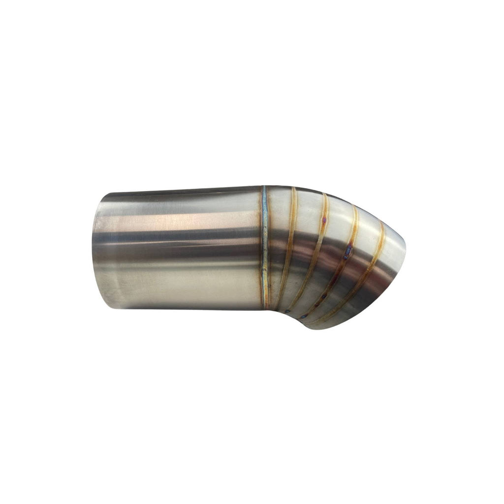 Redback Exhaust 3" 3.5" & 4" Pie Cut Dump Tip – TIG Welded Lobster Style