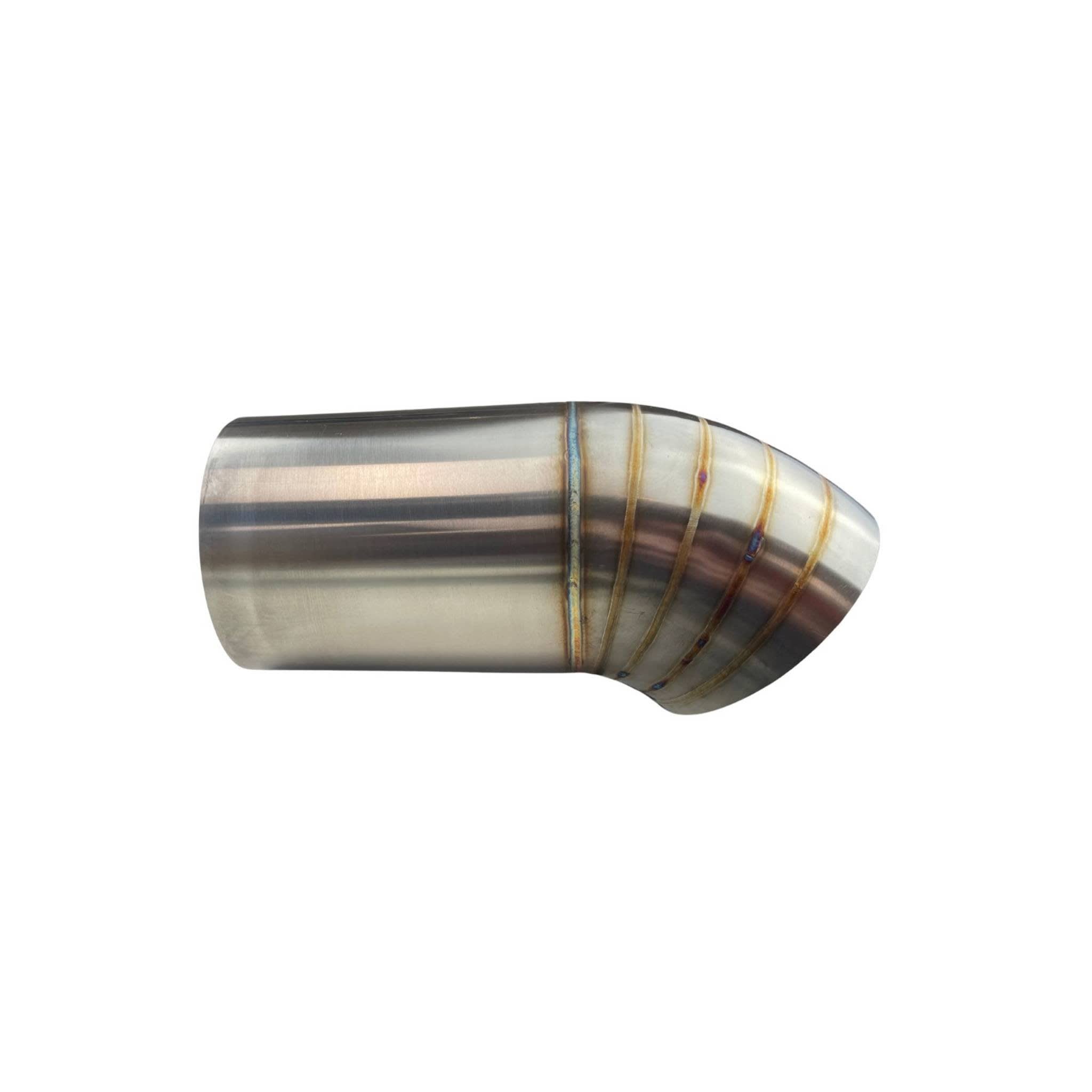 Redback Exhaust 3" 3.5" & 4" Pie Cut Dump Tip – TIG Welded Lobster Style