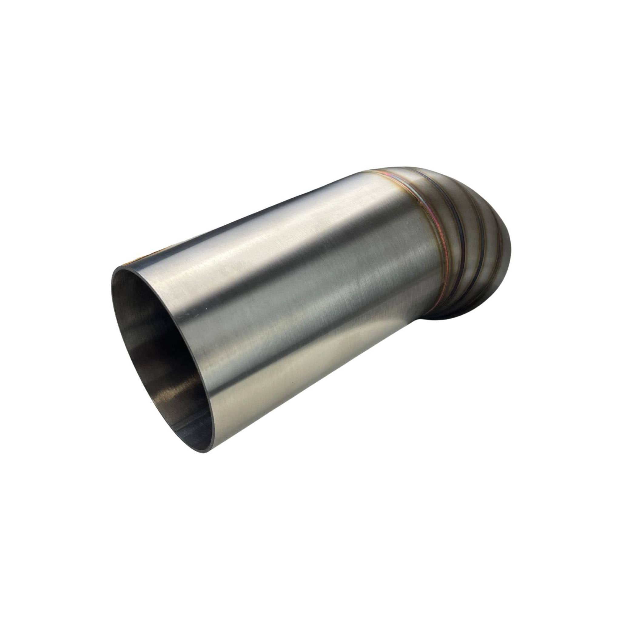 Redback Exhaust 3" 3.5" & 4" Pie Cut Dump Tip – TIG Welded Lobster Style