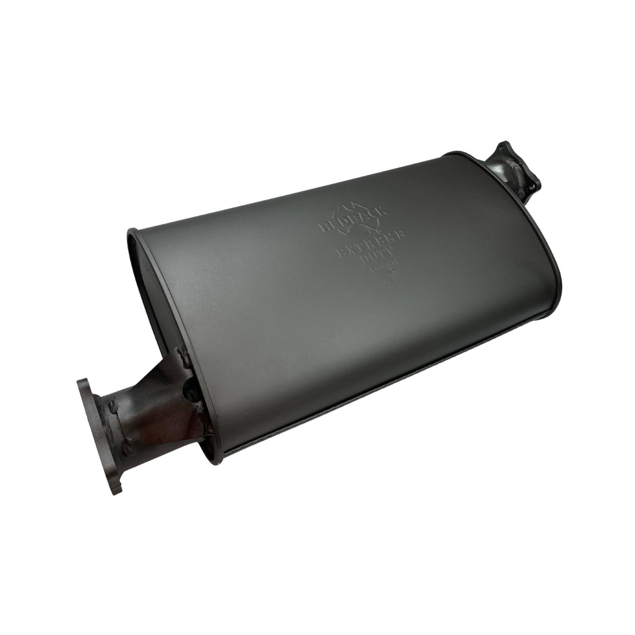 Redback Extreme Duty Straight Piped Muffler (Offset/Offset, 5” Round)