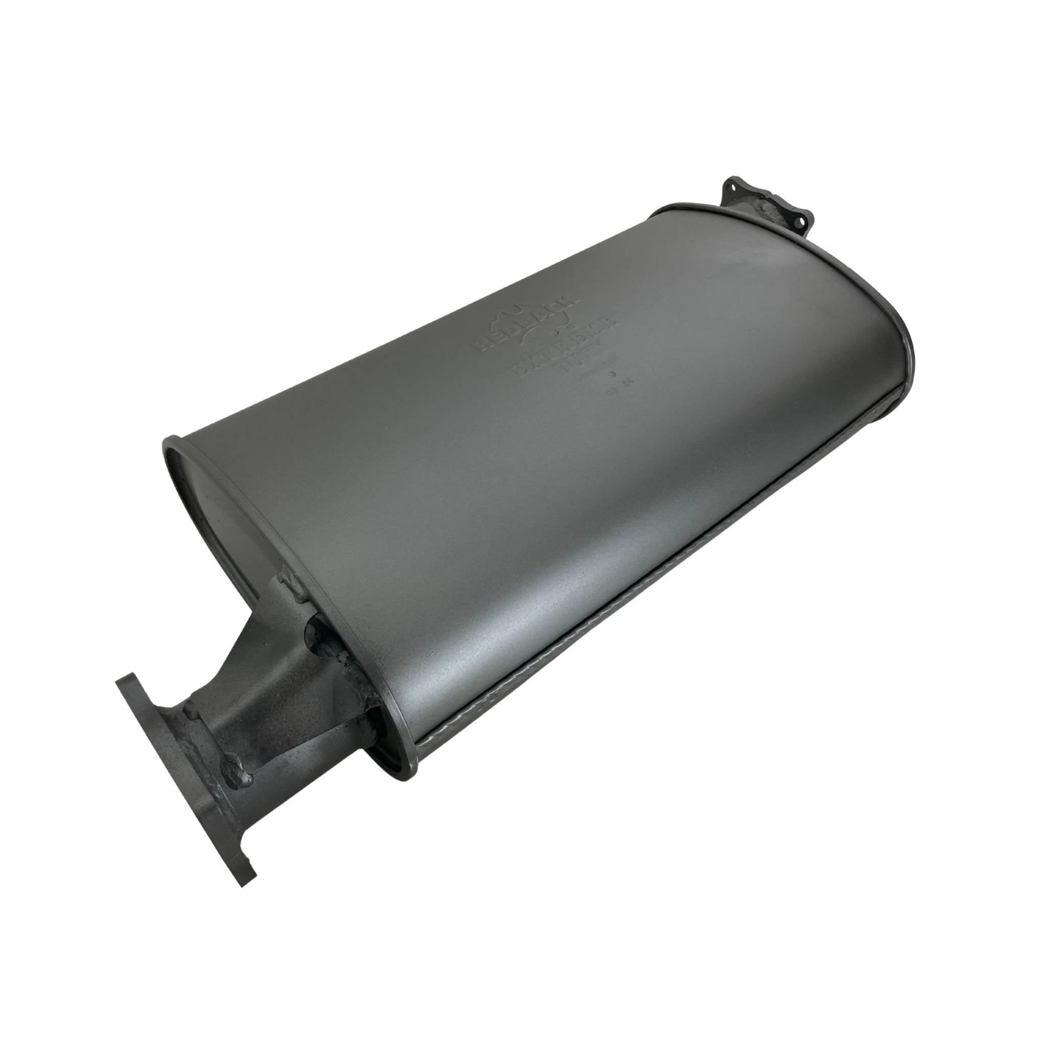 Redback Extreme Duty Straight Piped Muffler (Offset/Offset, 5” Round)