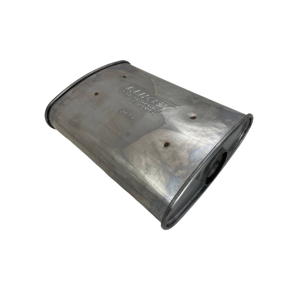 2.5" 10" x 4"  14" Lukey Turbo O/C Triple Flow Muffler 430