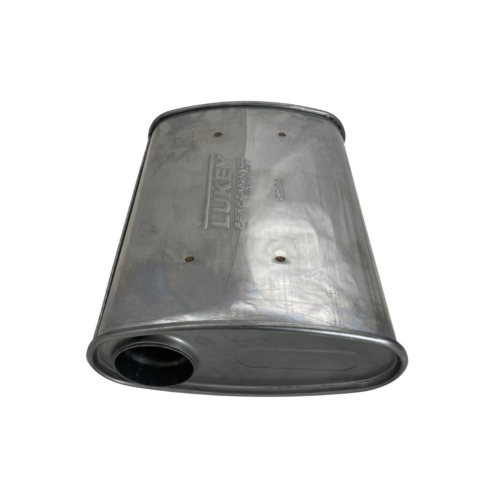 2.5" 10" x 4"  14" Lukey Turbo O/C Triple Flow Muffler 430