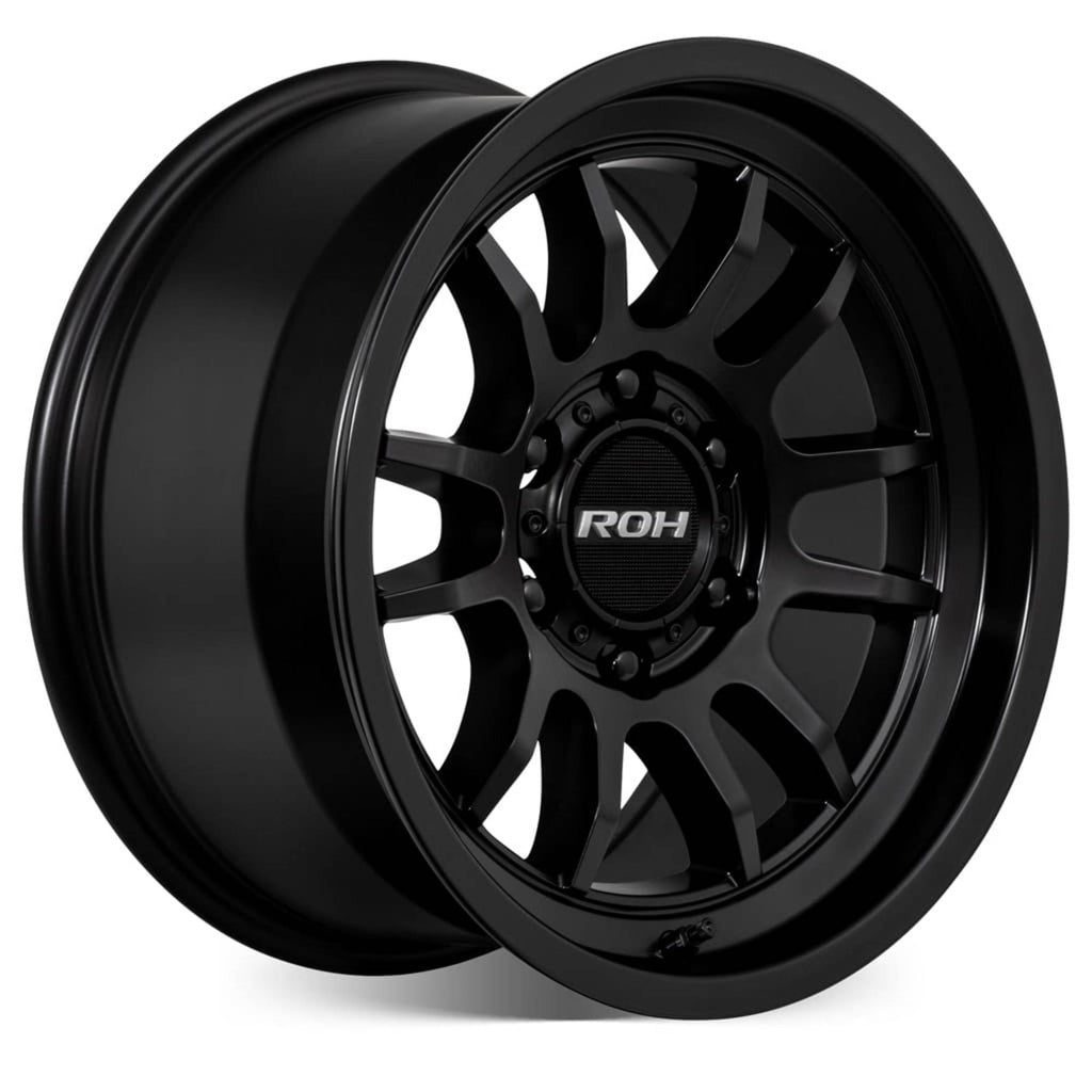 ROH ARC Matt Black Wheels, Set of 4