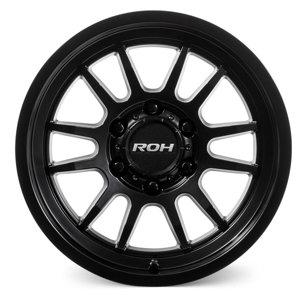 ROH ARC Matt Black Wheels, Set of 4