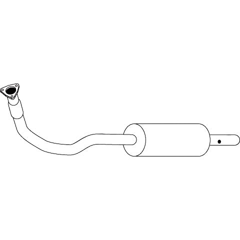 Redback Underfloor Catalytic Converter for Holden Astra (09/2000 - 07/2004)