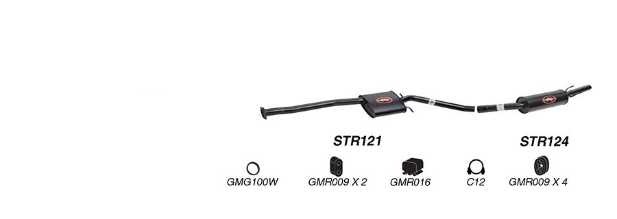 Redback Performance 2.5" Exhaust System for Holden Commodore VU VY V6 (12/2000 - 08/2004)